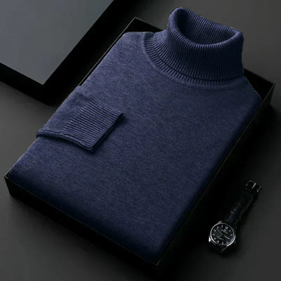 Elegante e comodo maglione a collo alto