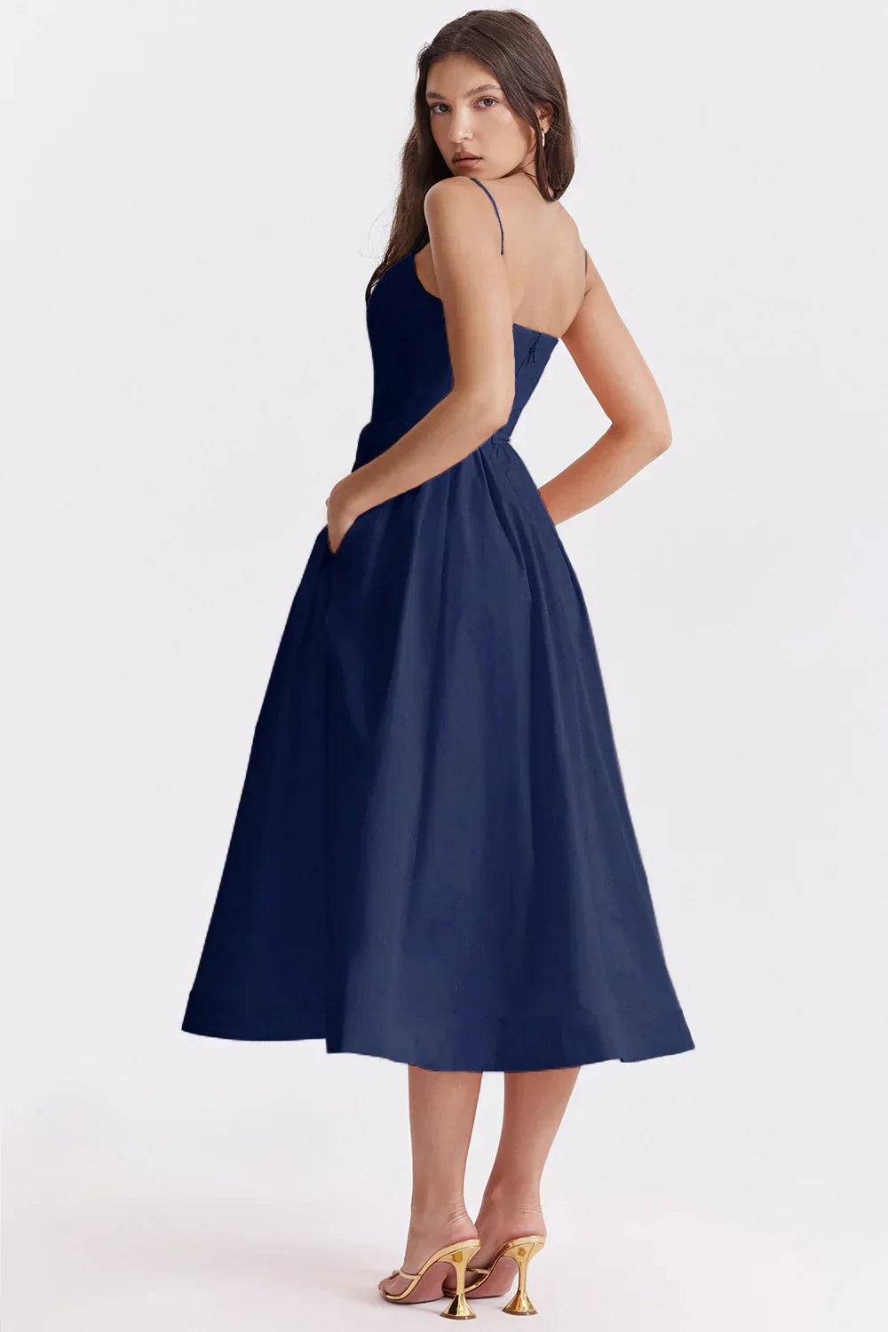 Ludovica™ | Abito Maxi Corallo