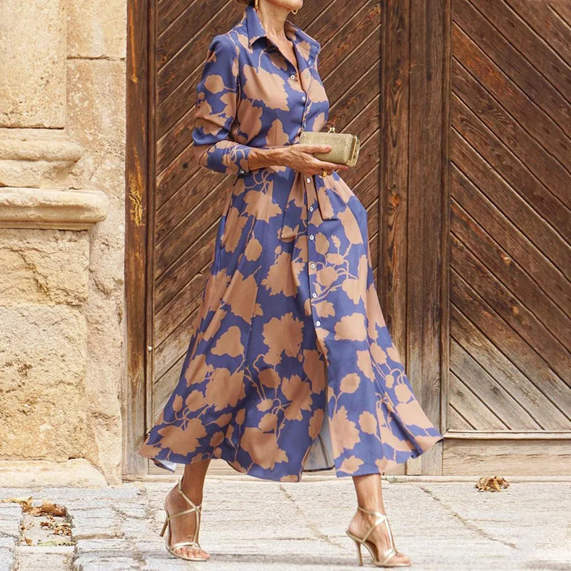 Élise™ | Abito Chic a Maniche Lunghe