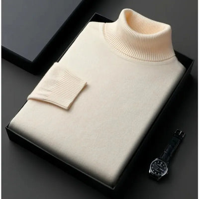 Elegante e comodo maglione a collo alto