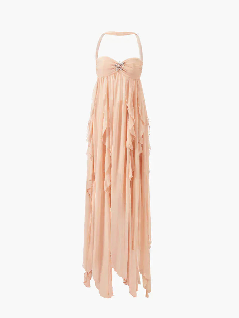 Dorine™ | Abito Maxi con Volant