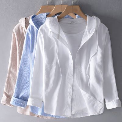 Charlotte™ | Hoodie-Blouse Lussuosa con Cappuccio