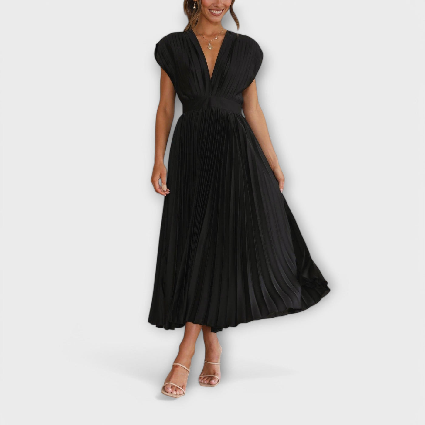 Alessia™ | Abito Plissettato Elegante