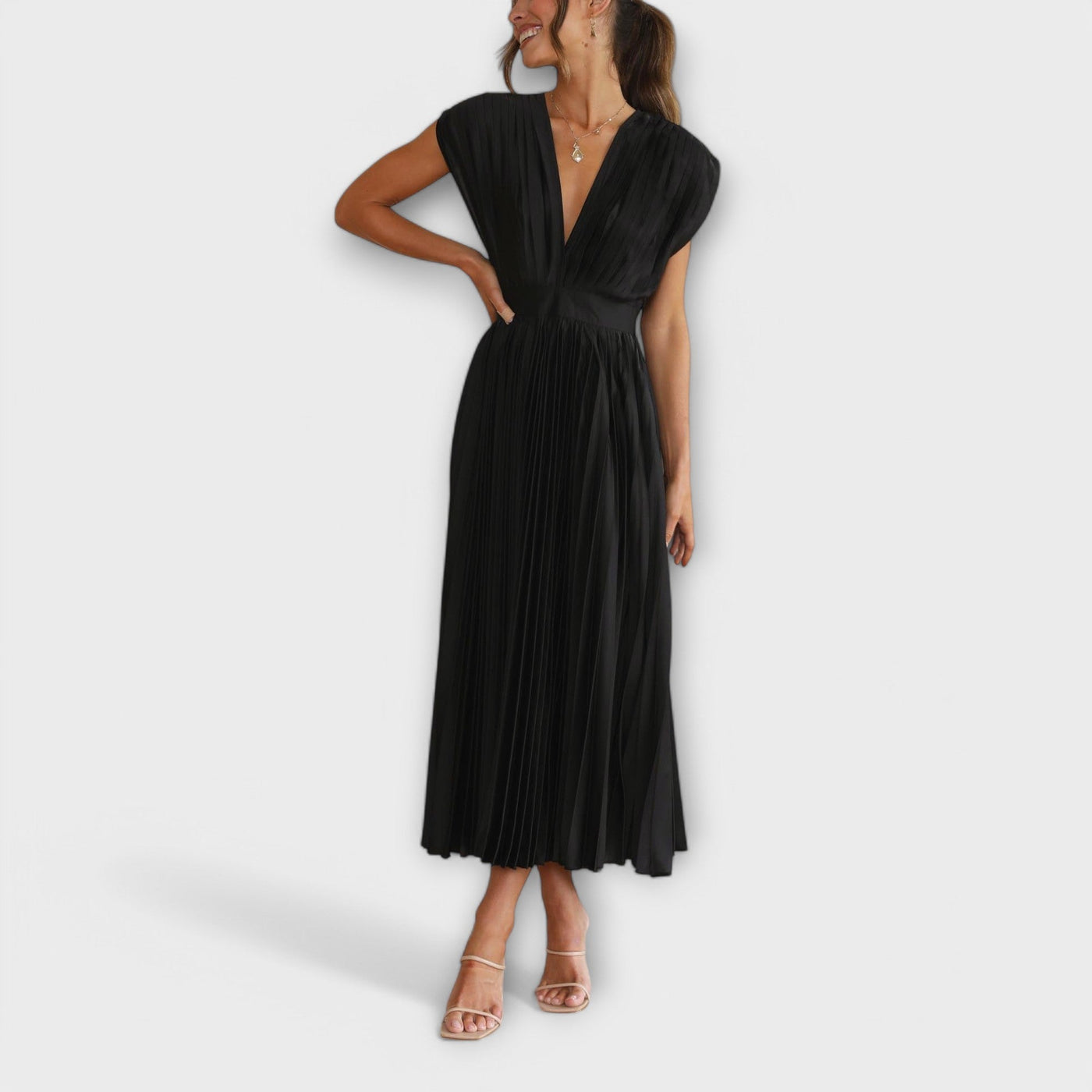 Alessia™ | Abito Plissettato Elegante