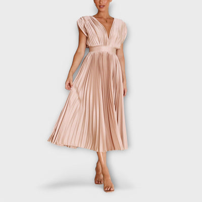 Alessia™ | Abito Plissettato Elegante