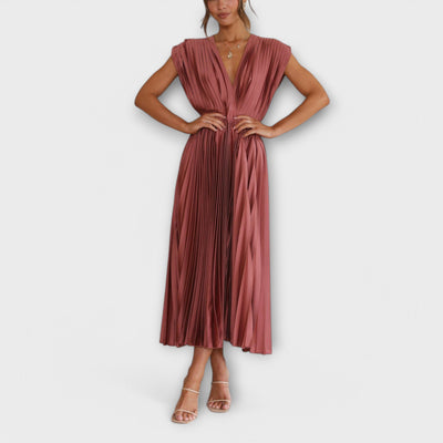 Alessia™ | Abito Plissettato Elegante