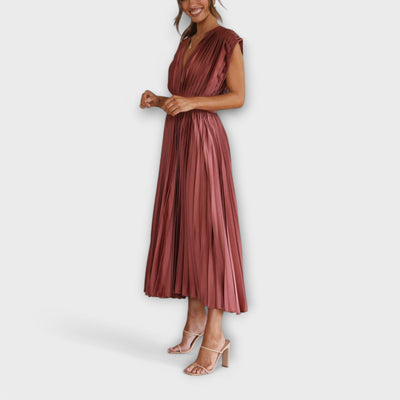 Alessia™ | Abito Plissettato Elegante