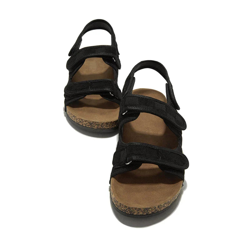 Nanda | Sandali comodi con chiusura a strappo – Stile e benessere a ogni passo