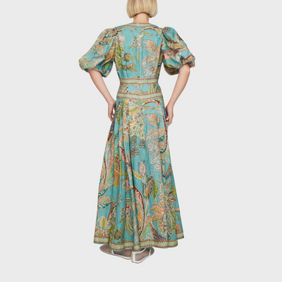 Amelia Quinn™ | Abito Maxi con Maniche a Palloncino
