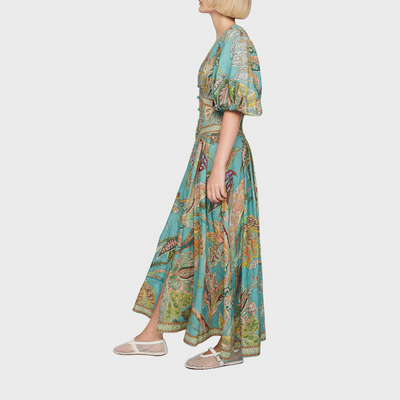 Amelia Quinn™ | Abito Maxi con Maniche a Palloncino