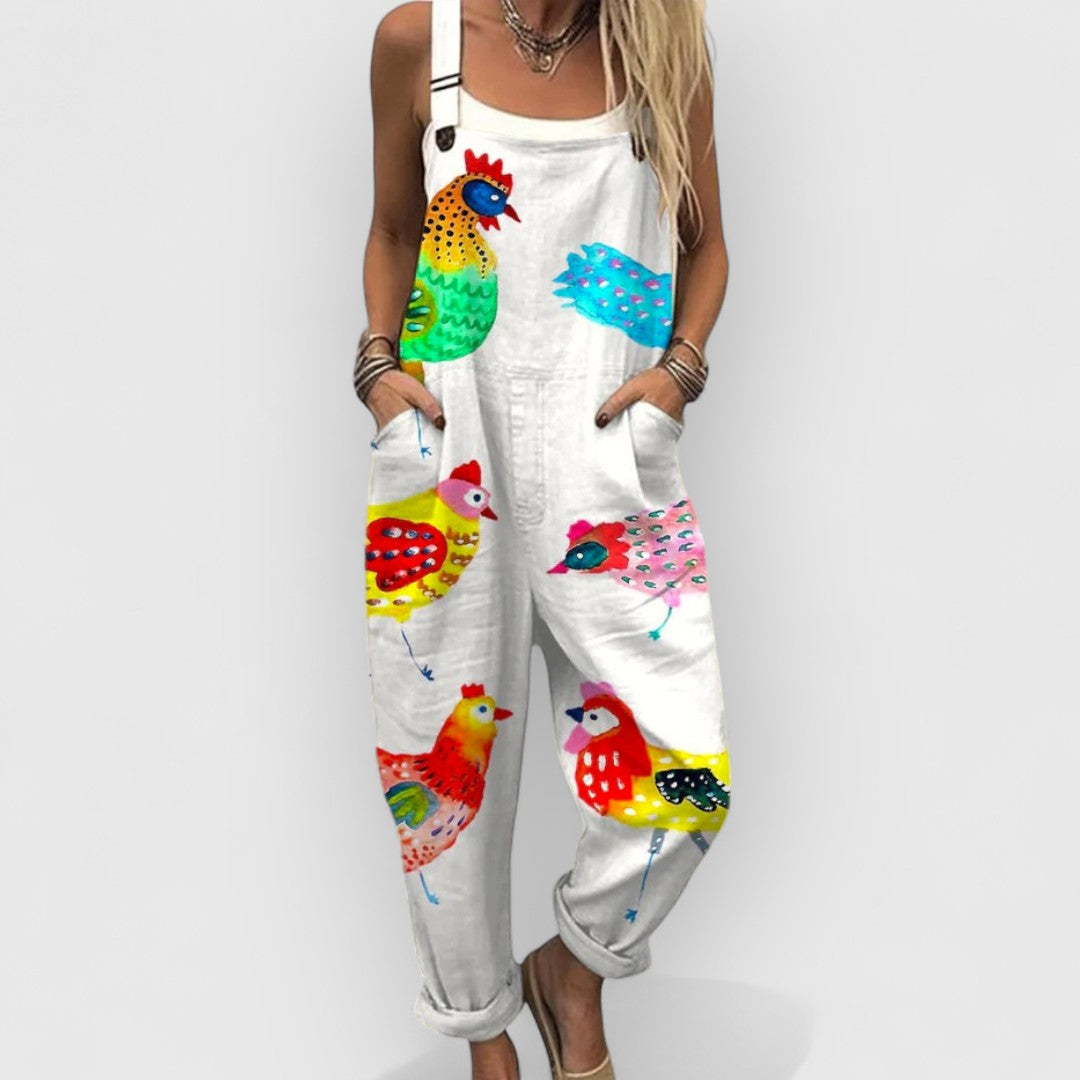 Chiara™ | Jumpsuit Vintage a Gamba Larga