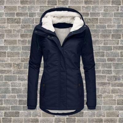 Jenna™ | Giacca con Cappuccio in Sherpa Accogliente