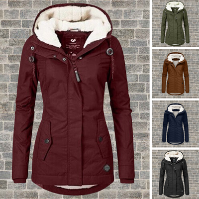 Jenna™ | Giacca con Cappuccio in Sherpa Accogliente