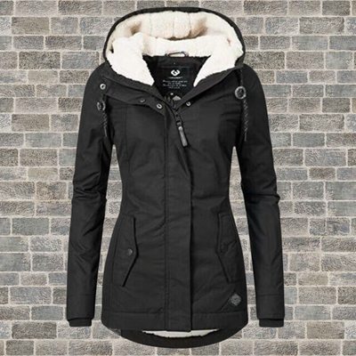 Jenna™ | Giacca con Cappuccio in Sherpa Accogliente