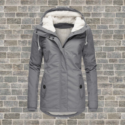 Jenna™ | Giacca con Cappuccio in Sherpa Accogliente