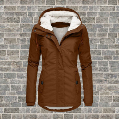 Jenna™ | Giacca con Cappuccio in Sherpa Accogliente