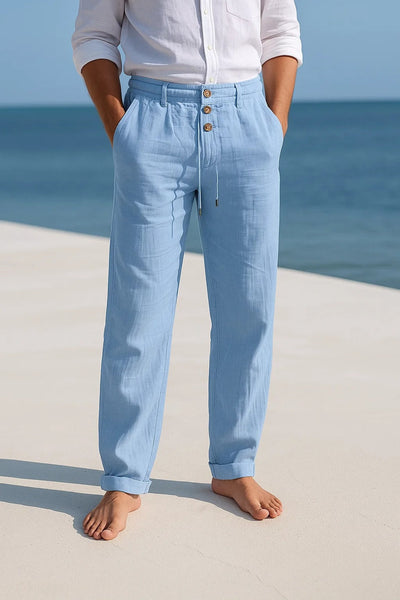 Ettore™ | Pantalone Estivo in Lino Leggero