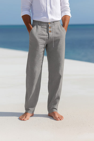 Ettore™ | Pantalone Estivo in Lino Leggero