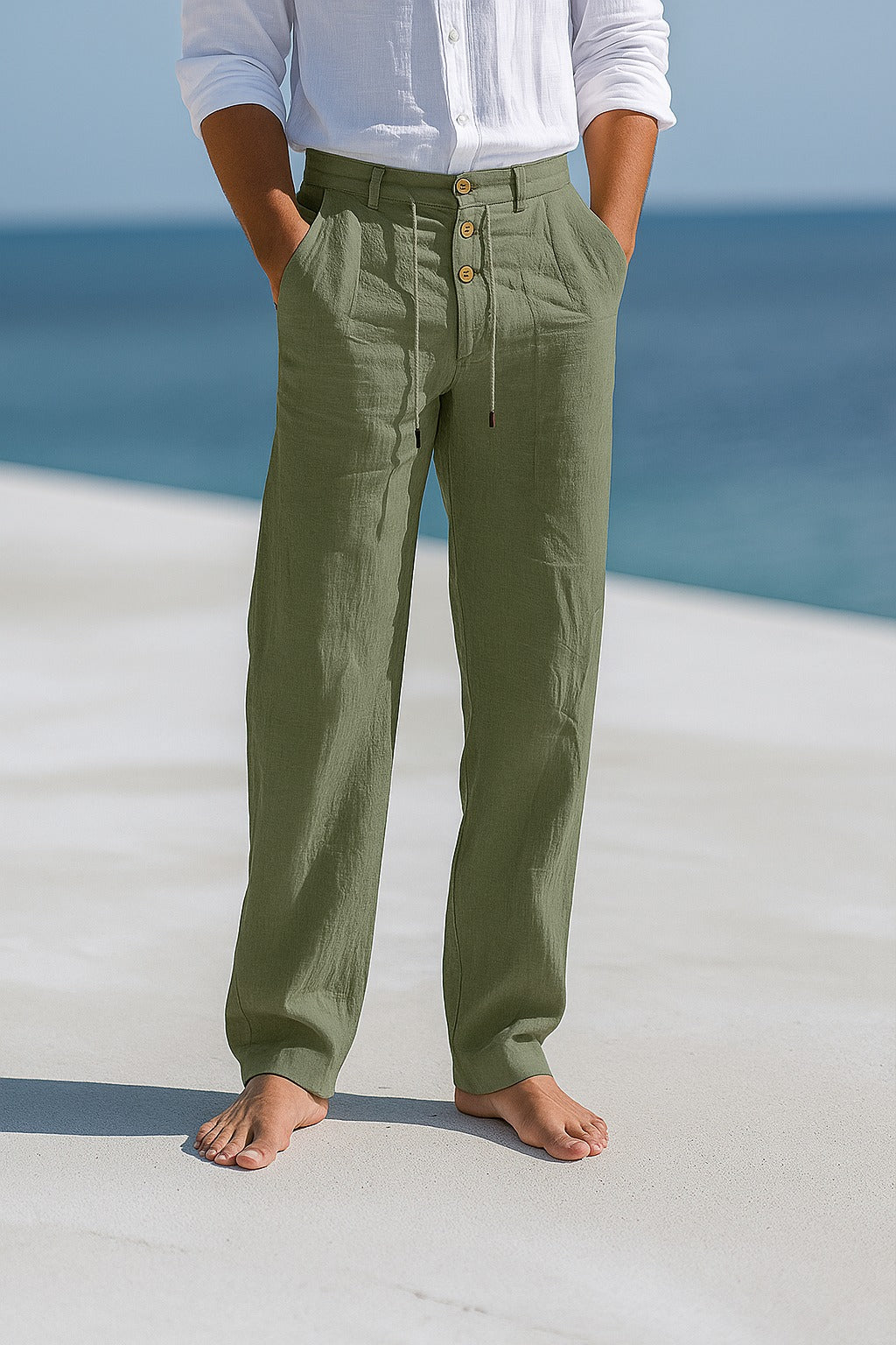 Ettore™ | Pantalone Estivo in Lino Leggero