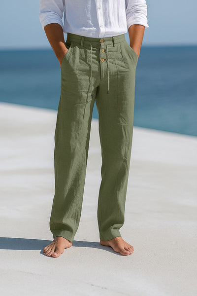 Ettore™ | Pantalone Estivo in Lino Leggero
