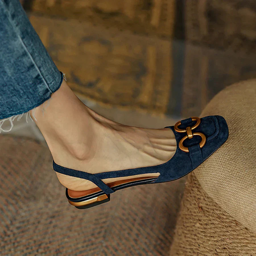 Brenna™ | Sandali in Pelle Ortopedici con Fibbia