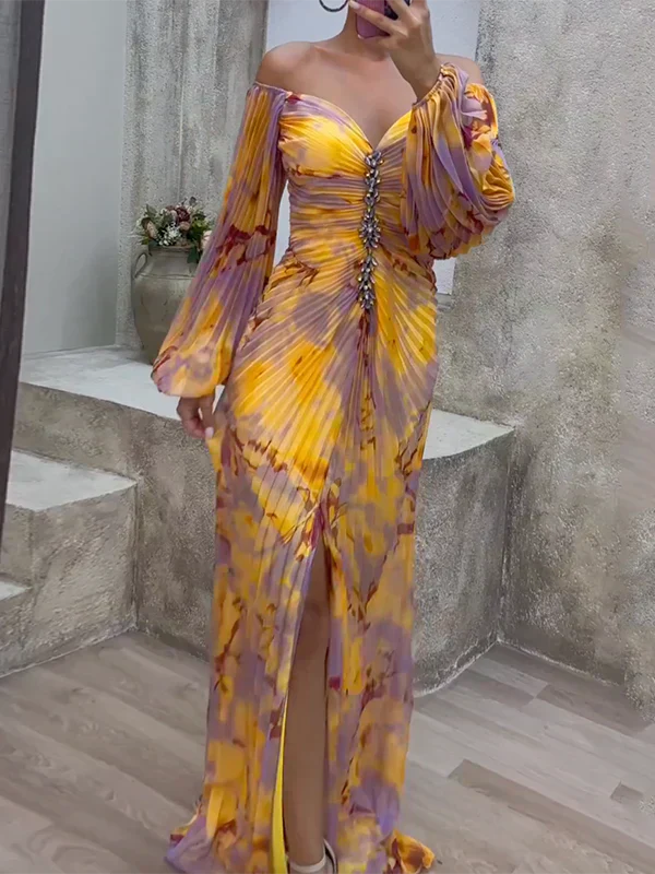 Alessia™ | Elegante abito scollo V