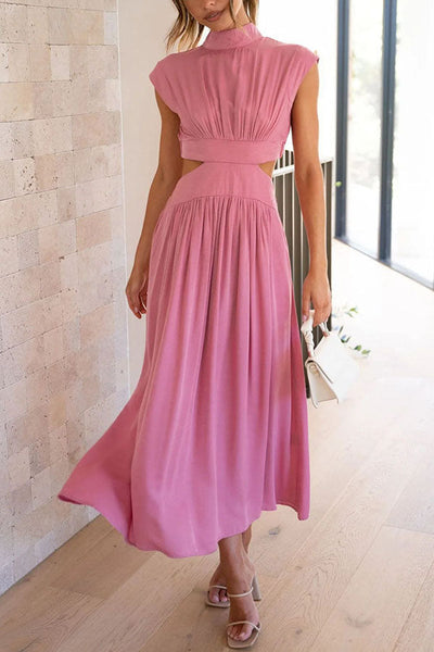 Bianca™ | Vestito Midi con Cut-Out e Tasche