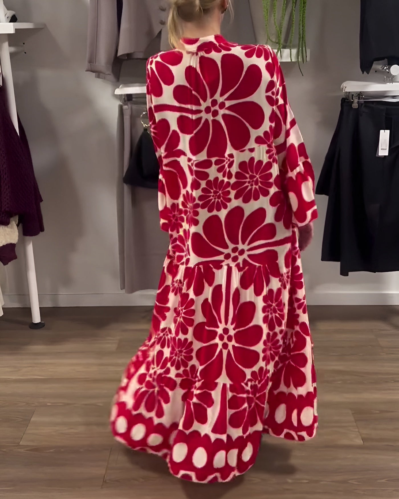 Marielle™ | Abito Maxi Stampato Elegante