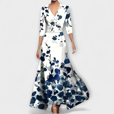Flavia™ | Elegante Vestito da Donna con Design a Maniche