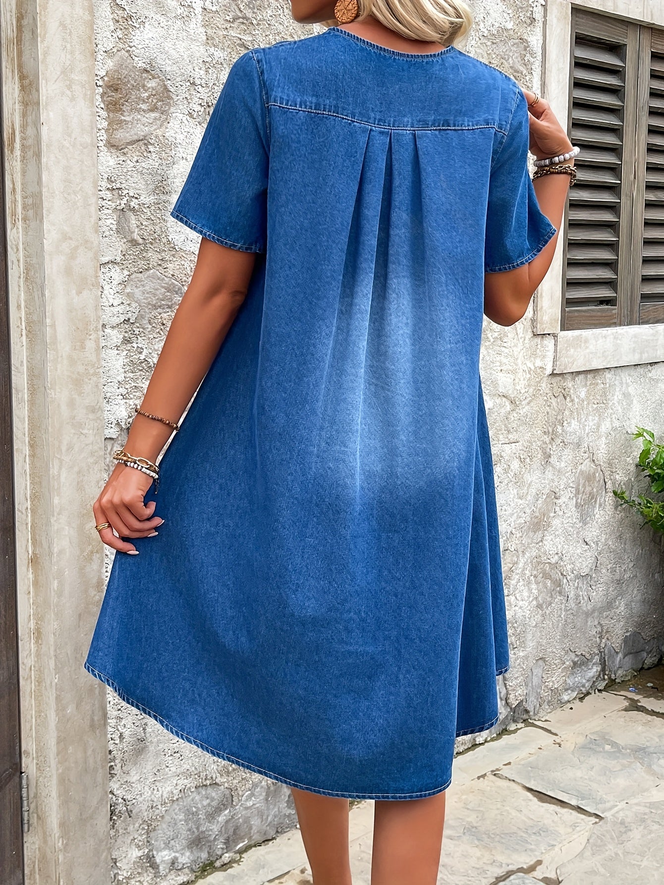 Aurora™ | Abito Estivo in Denim Senza Tempo