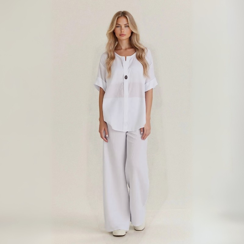 Mireille™ | Completo Estivo in Lino e Cotone Naturale