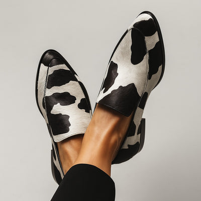 Bianca™ | Mocassini Chic a Stampa Bovina