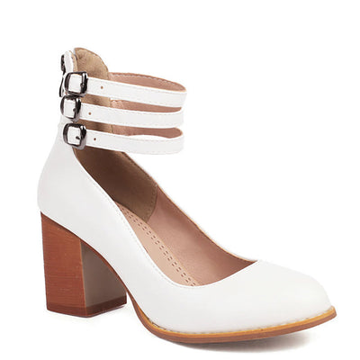 Allegra™ | Sandali con Cinturino e Tacco Spesso