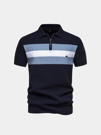 Harlowe™ | Polo con Maniche Corte e Zip