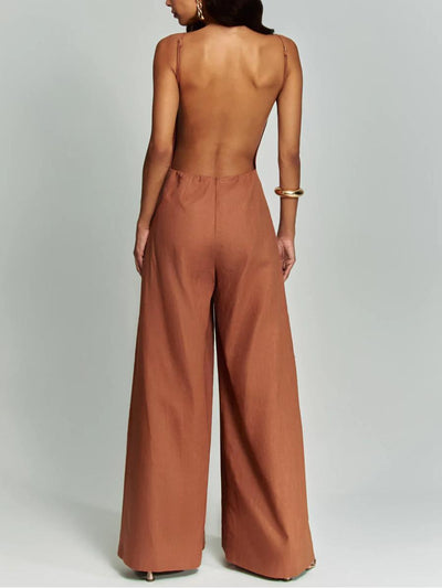 Marta™ | Tuta Halter Marrone