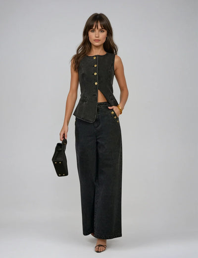 Corinne™ | Completo Denim Raffinato