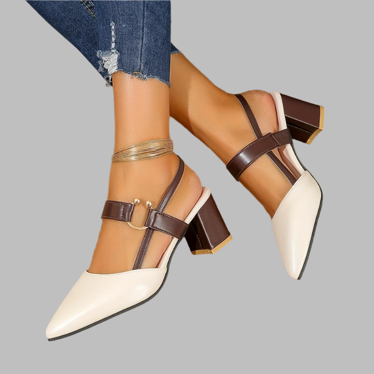 Luna™ | Slingback Bicolore