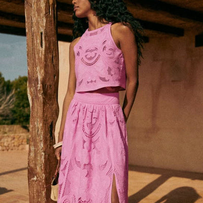 Flavia™ | Completo in Pizzo Leggero