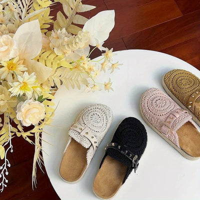 Solene™ | Mules Boho all'Uncinetto
