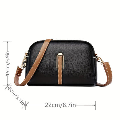 Mila™ | Borsa a Spalla con Stampa Litchi Embossed