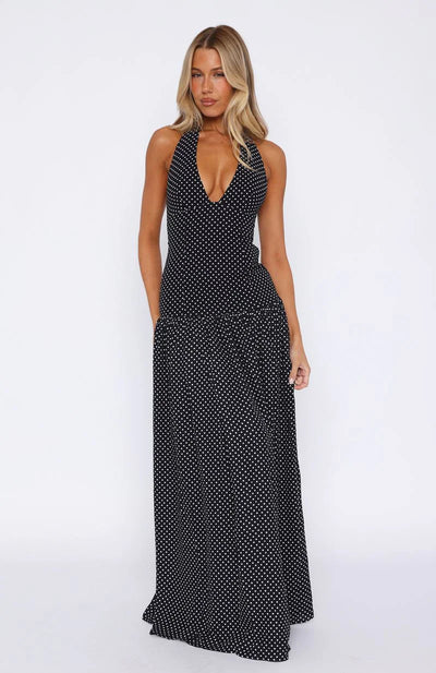 Aurora™ | Abito Maxi a Pois