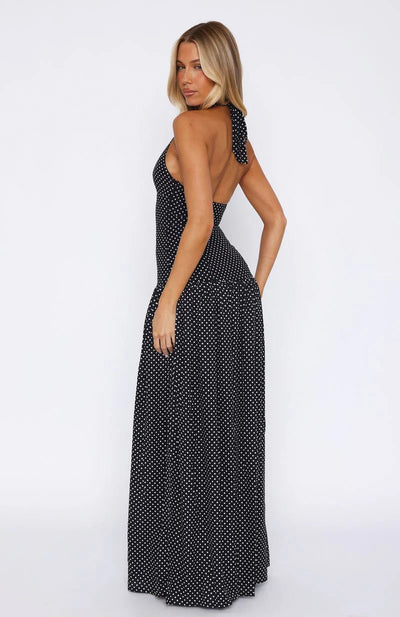 Aurora™ | Abito Maxi a Pois