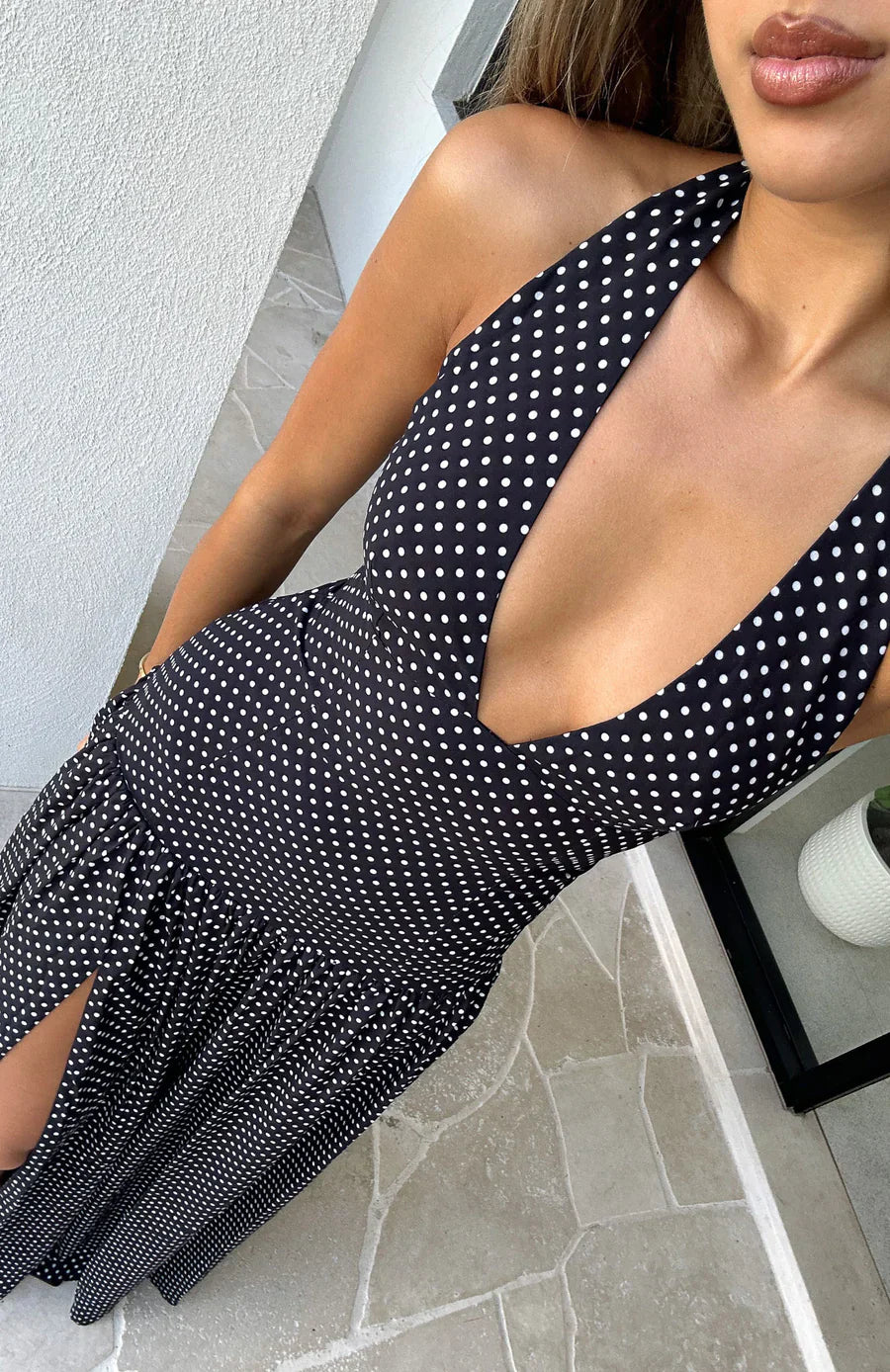 Aurora™ | Abito Maxi a Pois