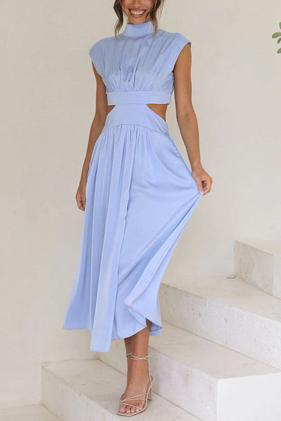 Bianca™ | Vestito Midi con Cut-Out e Tasche
