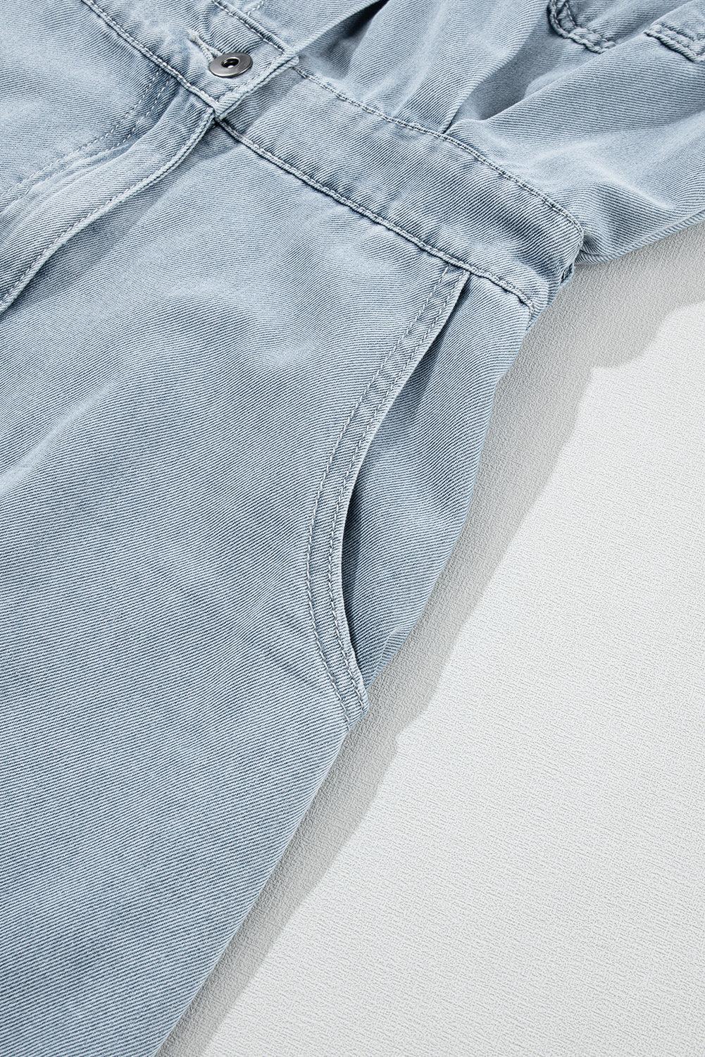 Vittoria™ | Abito in Denim con Maniche Pipistrello
