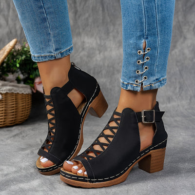 Nessa™ | Sandali con Tacco a Reticolo