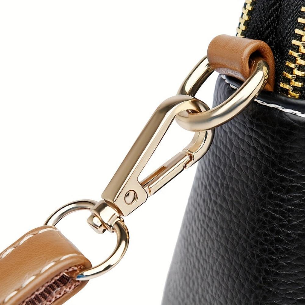 Mila™ | Borsa a Spalla con Stampa Litchi Embossed