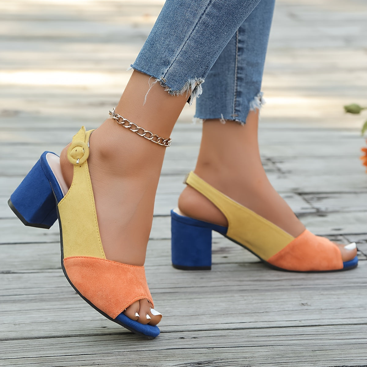 Zuri™ Tacchi Slingback Colorblock