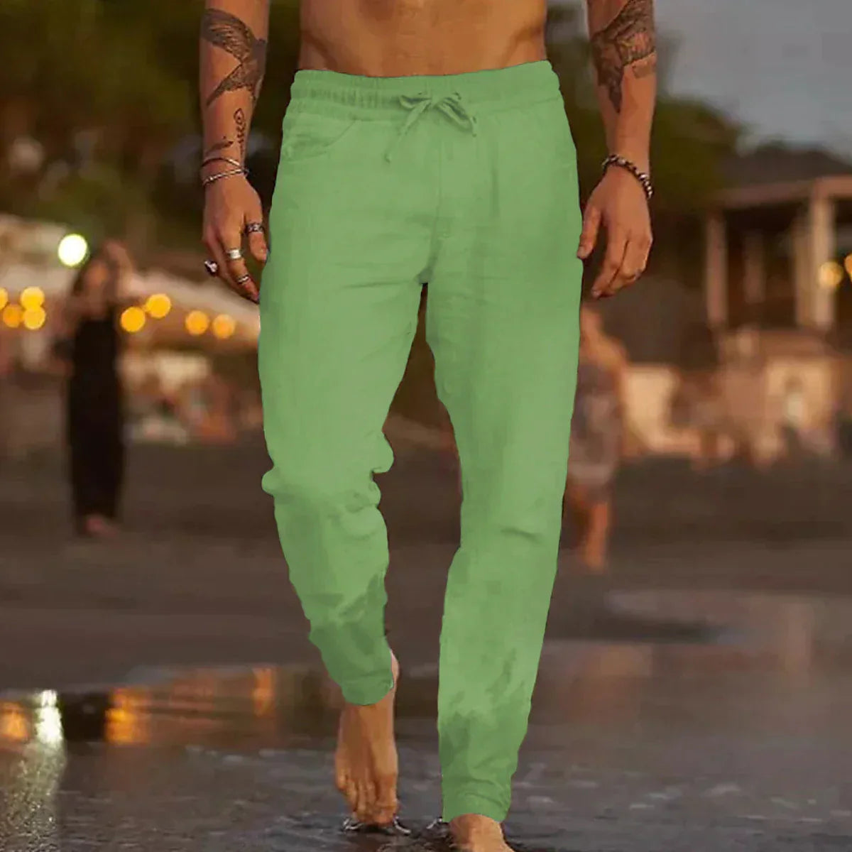 Maiko™ | Pantaloni in Lino Casual