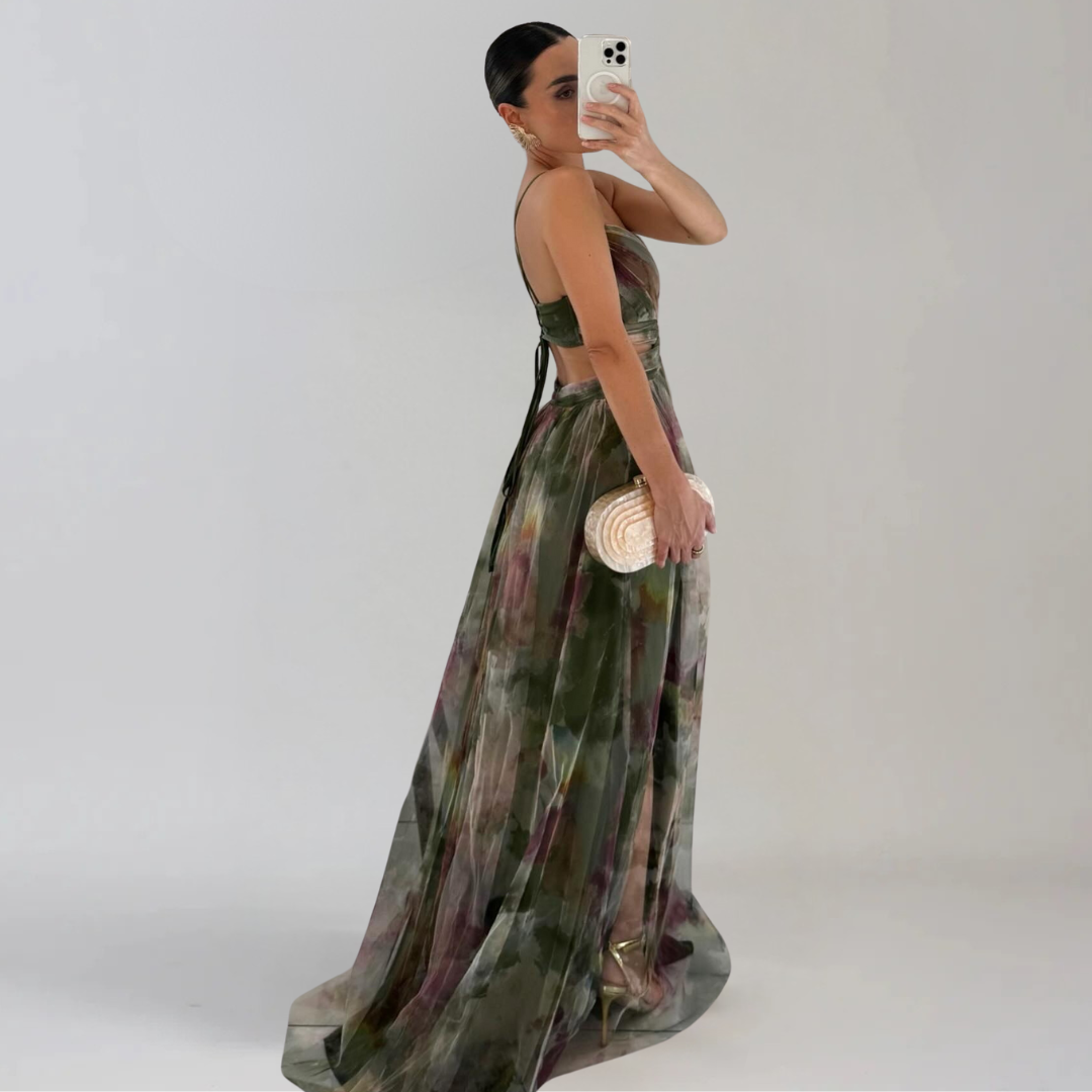 Giada™ | Abito Leggero Con Motivo Floreale